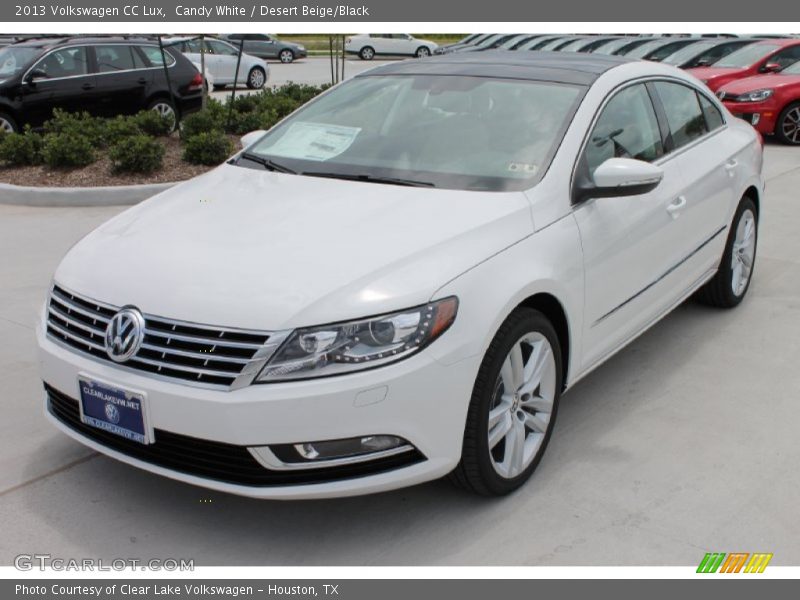 Candy White / Desert Beige/Black 2013 Volkswagen CC Lux