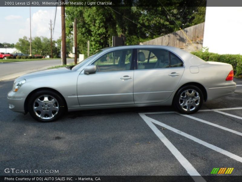 Millenium Silver Metallic / Light Charcoal 2001 Lexus LS 430