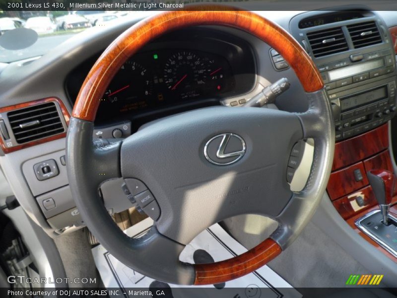 Millenium Silver Metallic / Light Charcoal 2001 Lexus LS 430