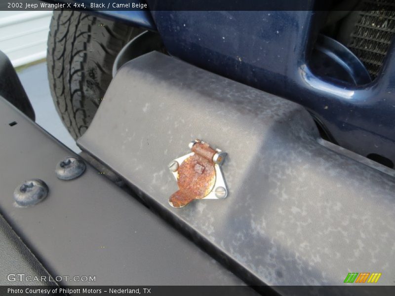 Black / Camel Beige 2002 Jeep Wrangler X 4x4