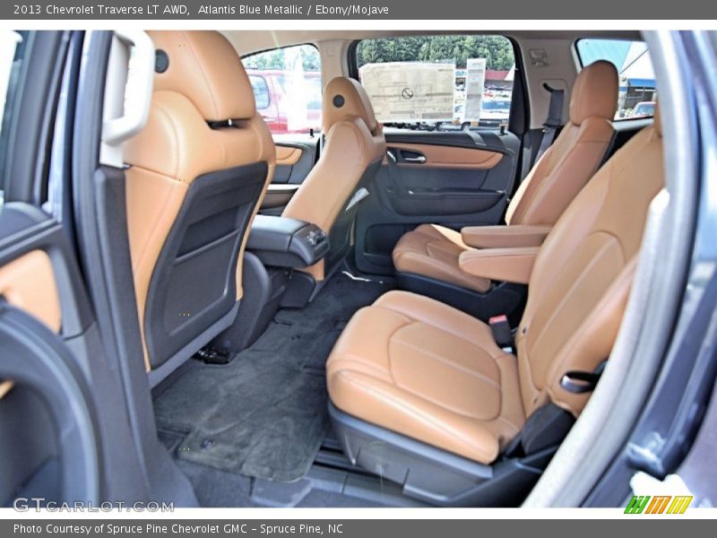 Atlantis Blue Metallic / Ebony/Mojave 2013 Chevrolet Traverse LT AWD