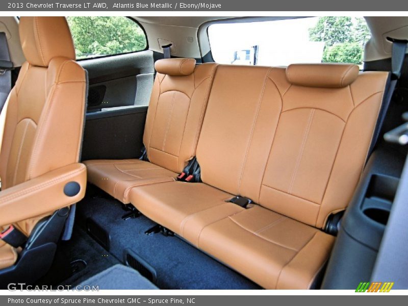 Atlantis Blue Metallic / Ebony/Mojave 2013 Chevrolet Traverse LT AWD