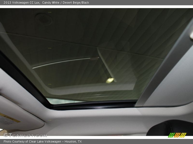 Candy White / Desert Beige/Black 2013 Volkswagen CC Lux
