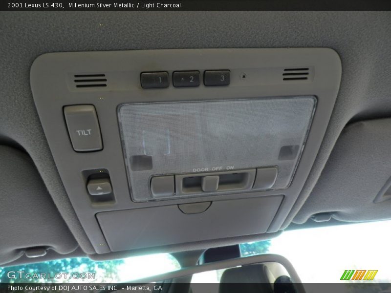 Millenium Silver Metallic / Light Charcoal 2001 Lexus LS 430