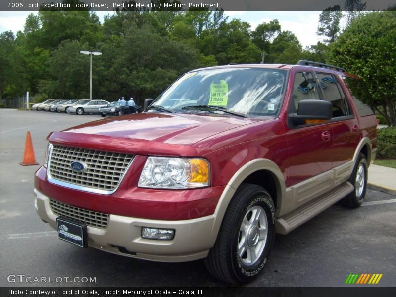 Redfire Metallic / Medium Parchment 2006 Ford Expedition Eddie Bauer