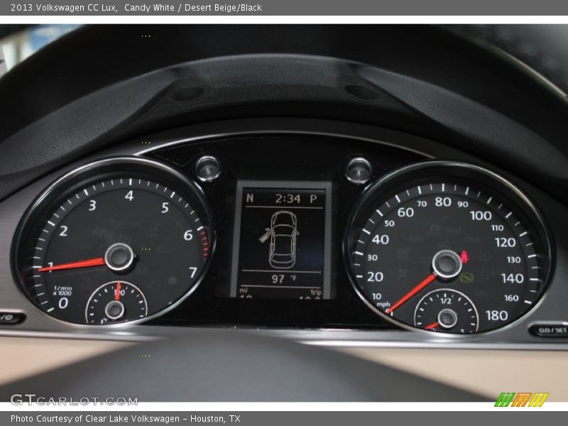 Candy White / Desert Beige/Black 2013 Volkswagen CC Lux