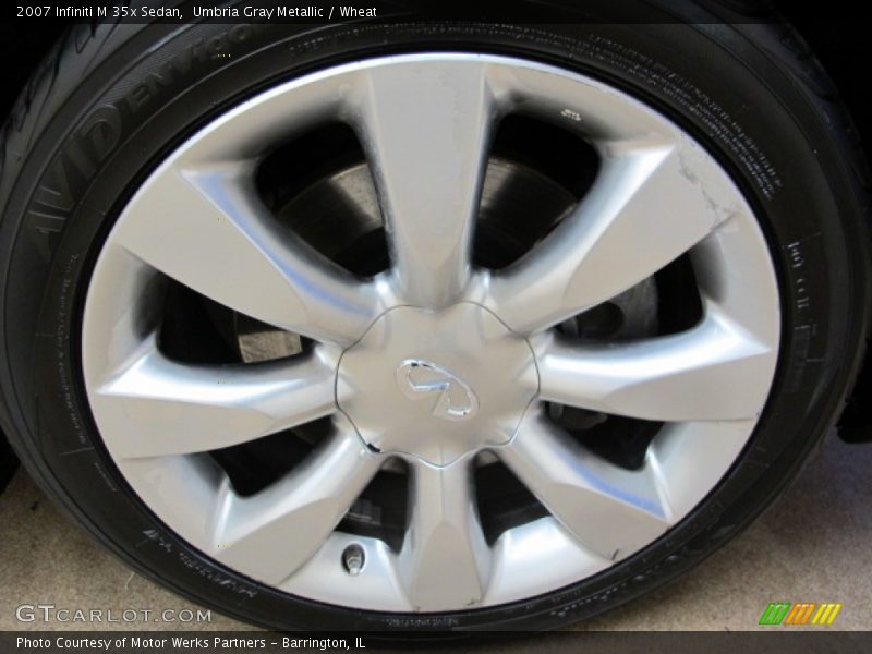 Umbria Gray Metallic / Wheat 2007 Infiniti M 35x Sedan