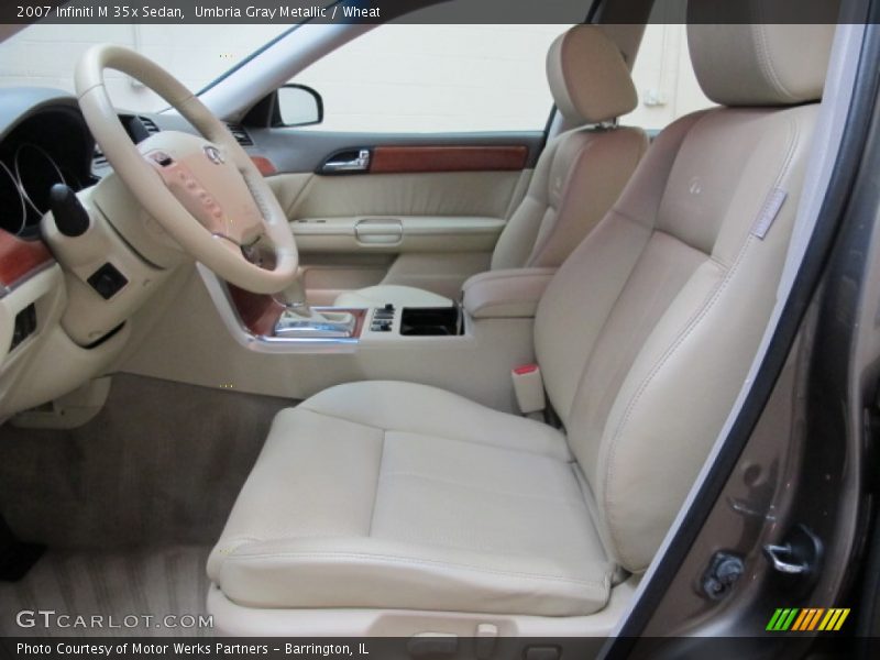 Umbria Gray Metallic / Wheat 2007 Infiniti M 35x Sedan