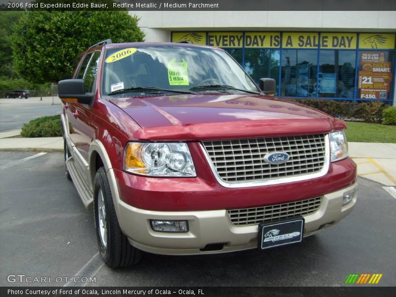 Redfire Metallic / Medium Parchment 2006 Ford Expedition Eddie Bauer