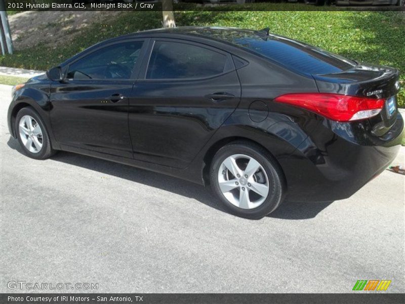 Midnight Black / Gray 2012 Hyundai Elantra GLS