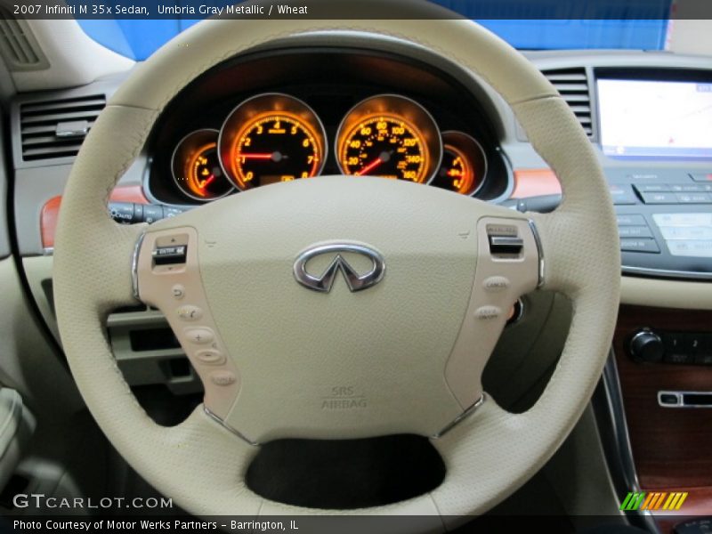 Umbria Gray Metallic / Wheat 2007 Infiniti M 35x Sedan