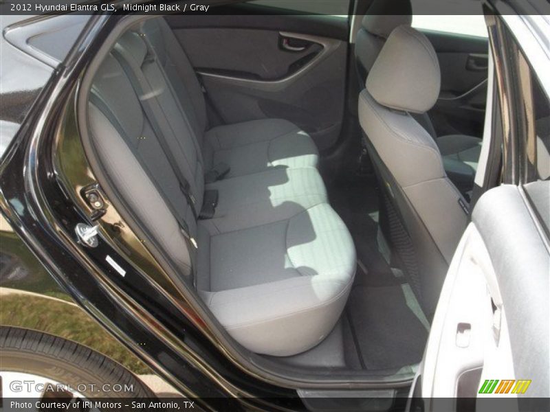 Midnight Black / Gray 2012 Hyundai Elantra GLS