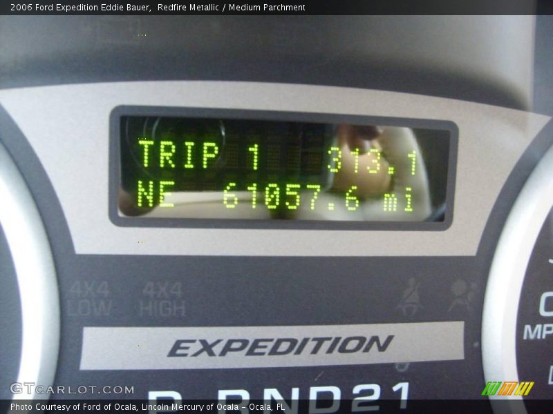 Redfire Metallic / Medium Parchment 2006 Ford Expedition Eddie Bauer