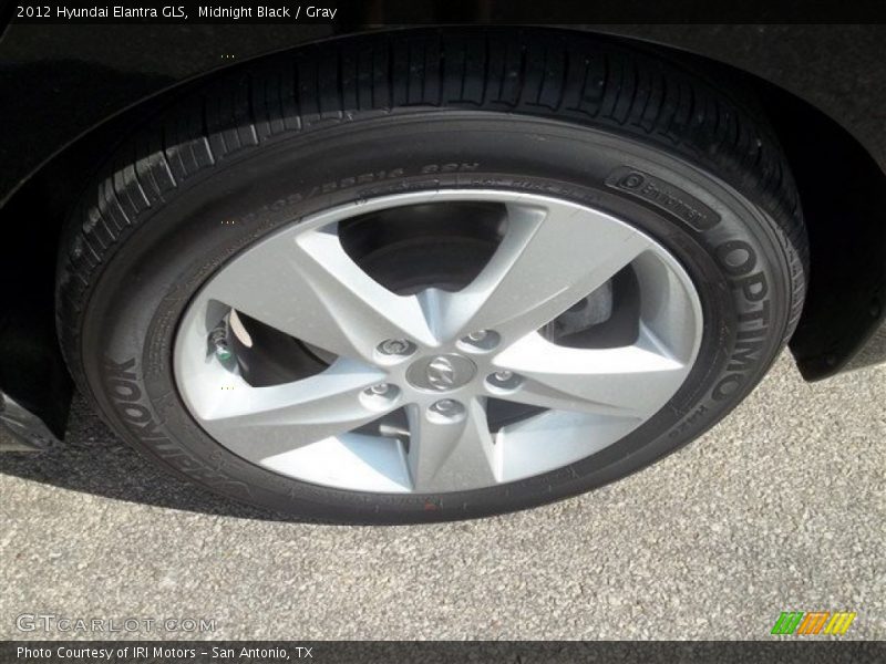 Midnight Black / Gray 2012 Hyundai Elantra GLS