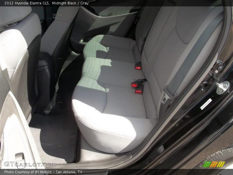 Midnight Black / Gray 2012 Hyundai Elantra GLS