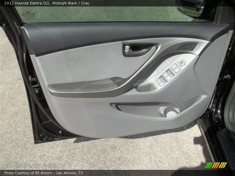 Midnight Black / Gray 2012 Hyundai Elantra GLS
