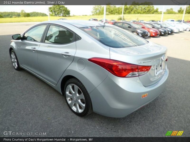 Silver / Gray 2012 Hyundai Elantra Limited