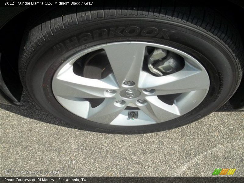 Midnight Black / Gray 2012 Hyundai Elantra GLS
