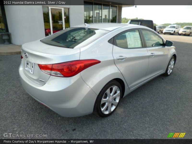 Silver / Gray 2012 Hyundai Elantra Limited