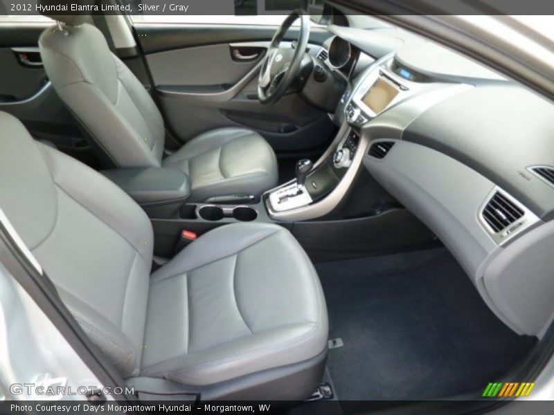 Silver / Gray 2012 Hyundai Elantra Limited