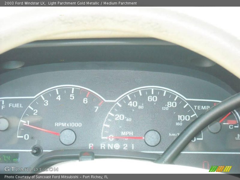 Light Parchment Gold Metallic / Medium Parchment 2003 Ford Windstar LX