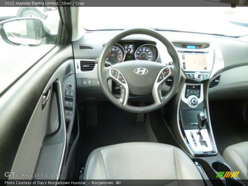 Silver / Gray 2012 Hyundai Elantra Limited