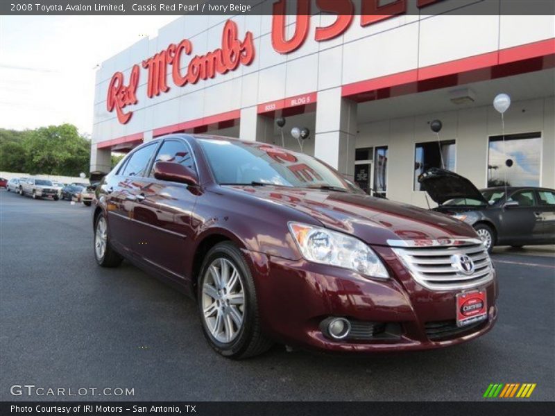 Cassis Red Pearl / Ivory Beige 2008 Toyota Avalon Limited