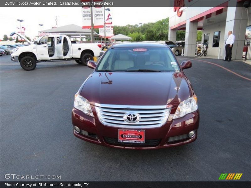 Cassis Red Pearl / Ivory Beige 2008 Toyota Avalon Limited