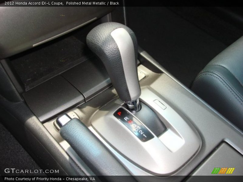 Polished Metal Metallic / Black 2012 Honda Accord EX-L Coupe