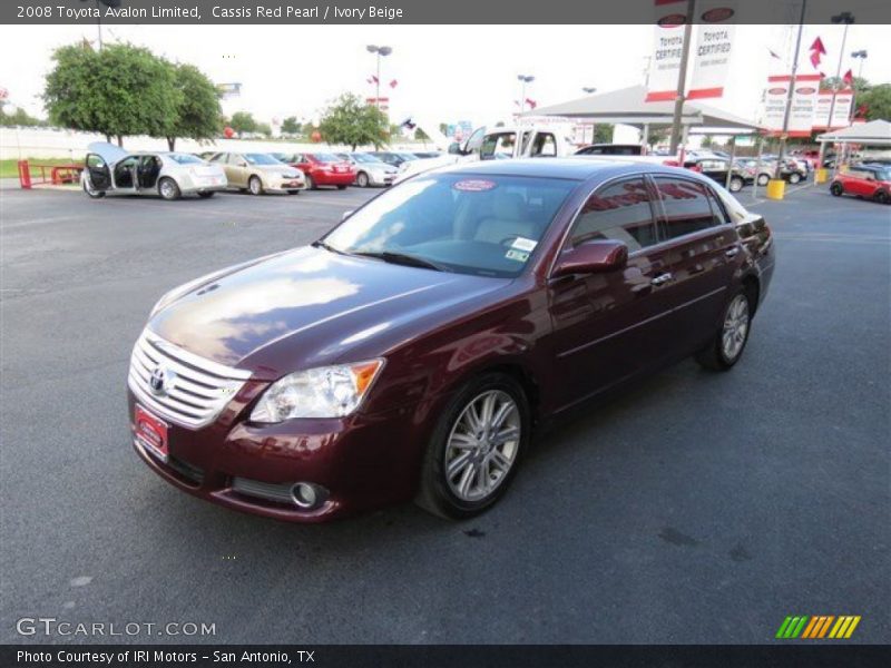 Cassis Red Pearl / Ivory Beige 2008 Toyota Avalon Limited