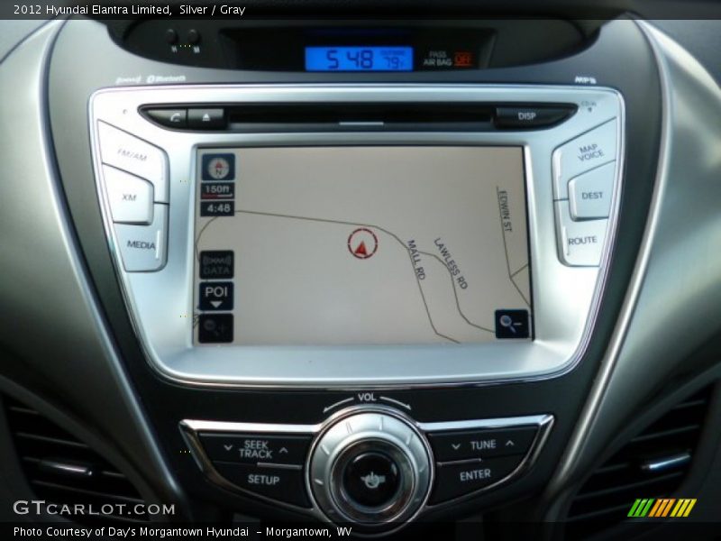 Silver / Gray 2012 Hyundai Elantra Limited