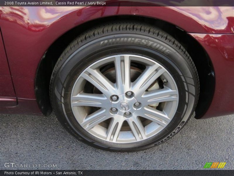 Cassis Red Pearl / Ivory Beige 2008 Toyota Avalon Limited