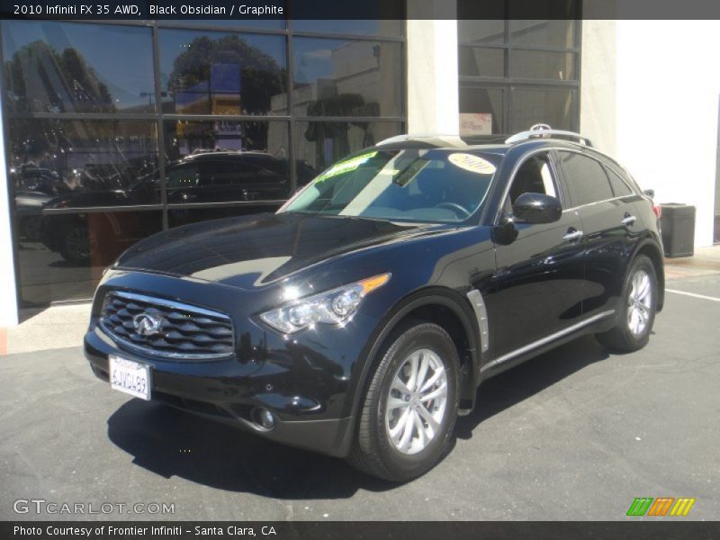 Black Obsidian / Graphite 2010 Infiniti FX 35 AWD