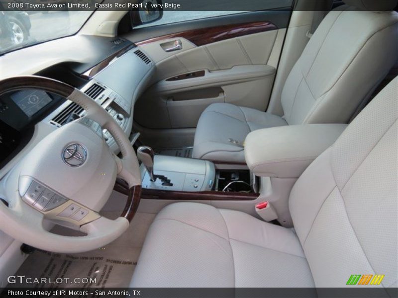 Cassis Red Pearl / Ivory Beige 2008 Toyota Avalon Limited