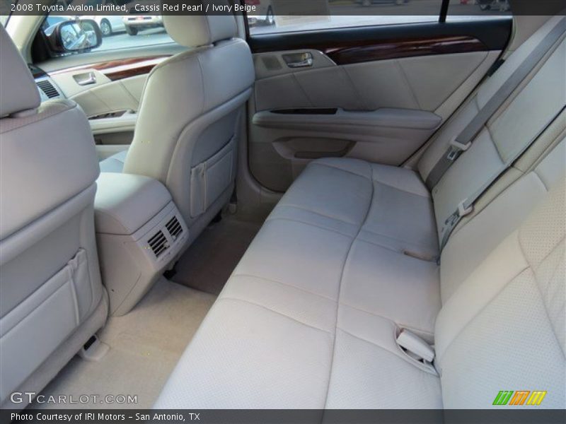 Cassis Red Pearl / Ivory Beige 2008 Toyota Avalon Limited