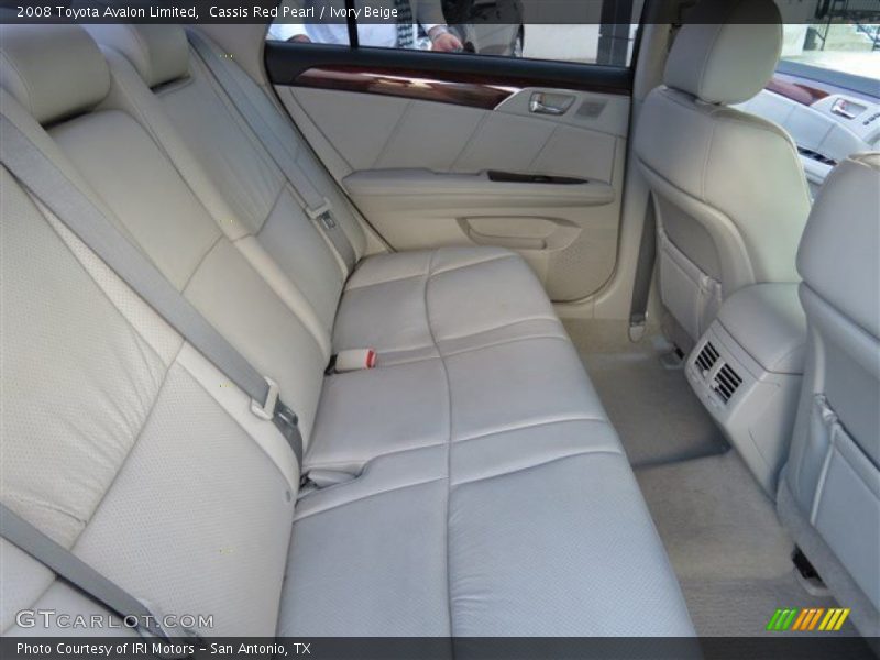 Cassis Red Pearl / Ivory Beige 2008 Toyota Avalon Limited
