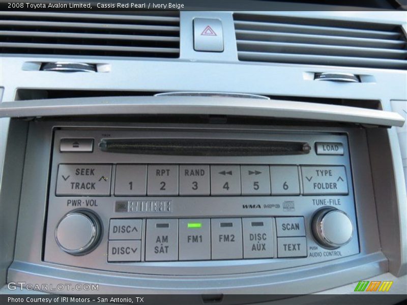Cassis Red Pearl / Ivory Beige 2008 Toyota Avalon Limited