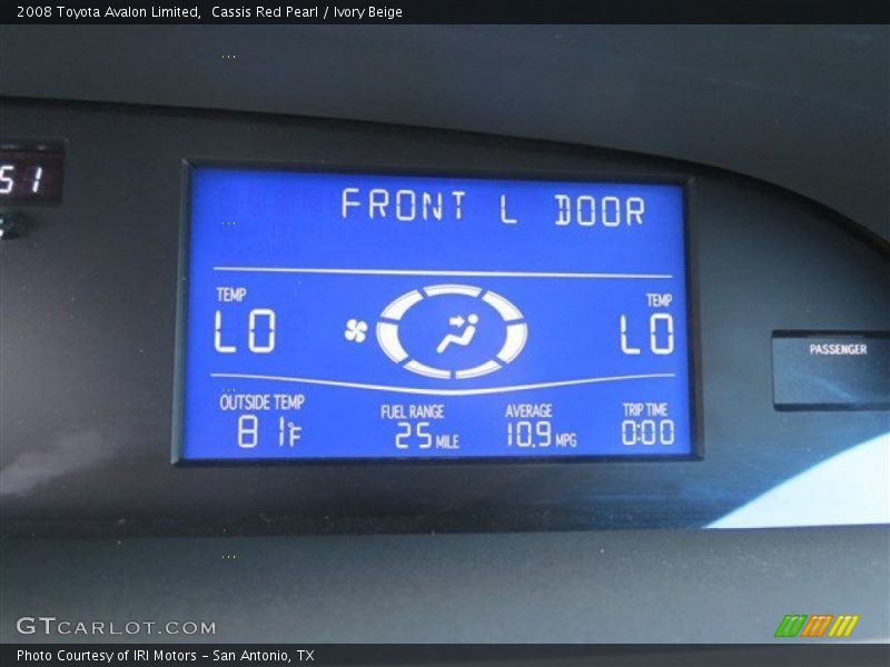 Cassis Red Pearl / Ivory Beige 2008 Toyota Avalon Limited