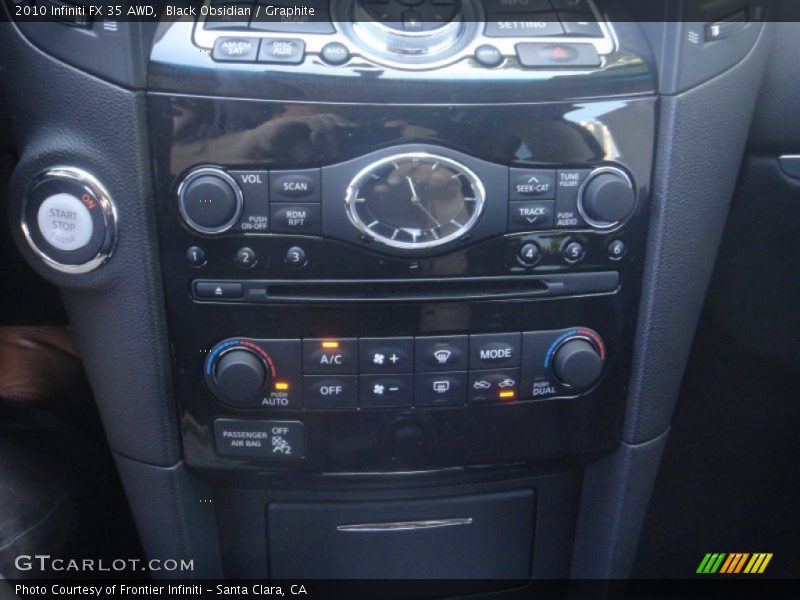 Black Obsidian / Graphite 2010 Infiniti FX 35 AWD