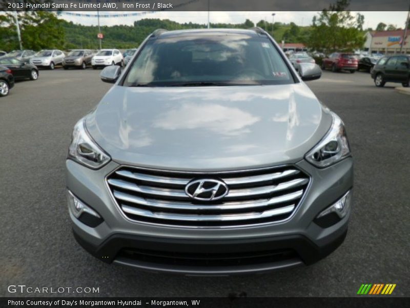 Iron Frost / Black 2013 Hyundai Santa Fe Limited AWD