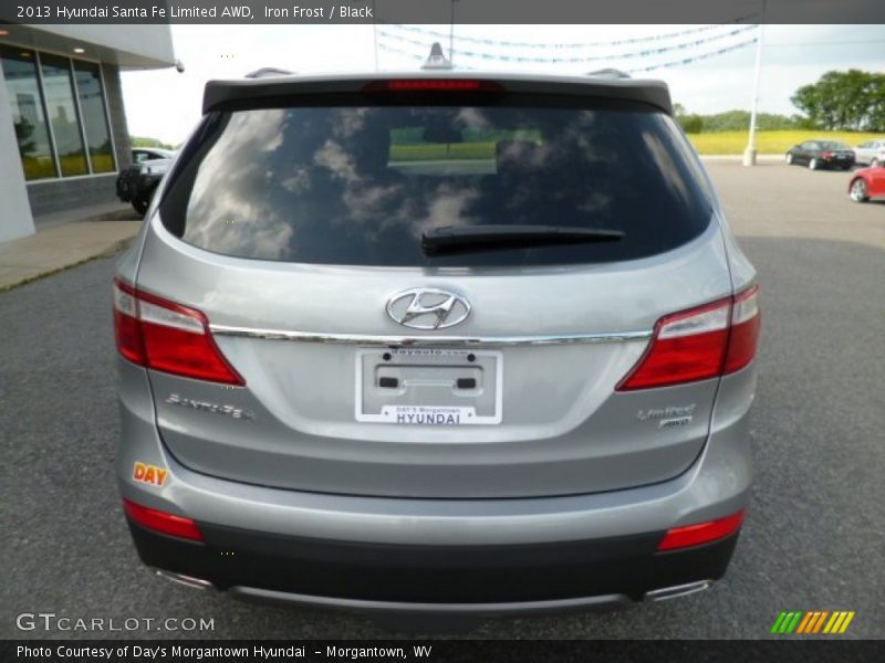 Iron Frost / Black 2013 Hyundai Santa Fe Limited AWD
