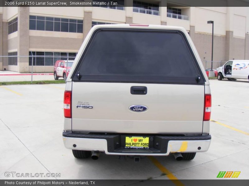 Smokestone Metallic / Tan 2006 Ford F150 Lariat SuperCrew