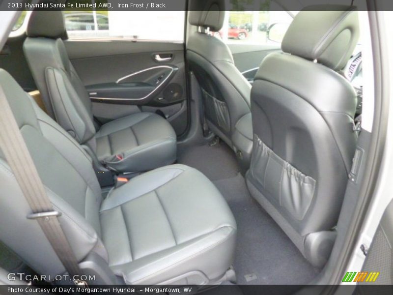Rear Seat of 2013 Santa Fe Limited AWD