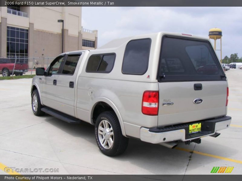 Smokestone Metallic / Tan 2006 Ford F150 Lariat SuperCrew