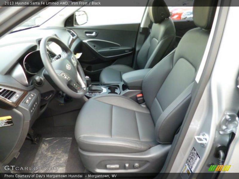 Front Seat of 2013 Santa Fe Limited AWD