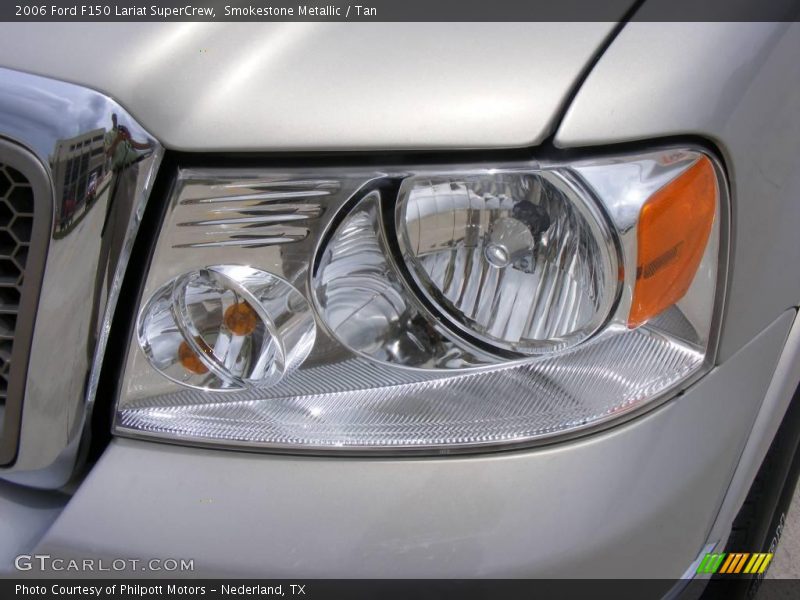 Smokestone Metallic / Tan 2006 Ford F150 Lariat SuperCrew
