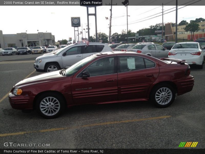 Redfire Metallic / Dark Pewter 2000 Pontiac Grand Am SE Sedan
