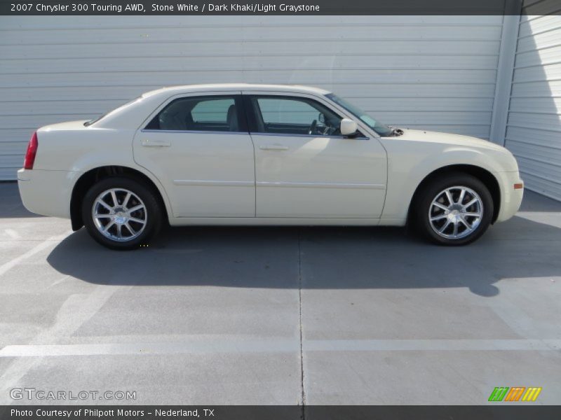 Stone White / Dark Khaki/Light Graystone 2007 Chrysler 300 Touring AWD