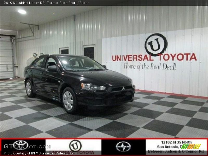 Tarmac Black Pearl / Black 2010 Mitsubishi Lancer DE