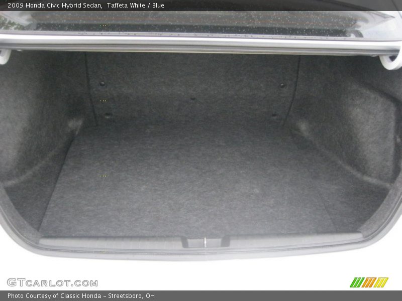 Taffeta White / Blue 2009 Honda Civic Hybrid Sedan